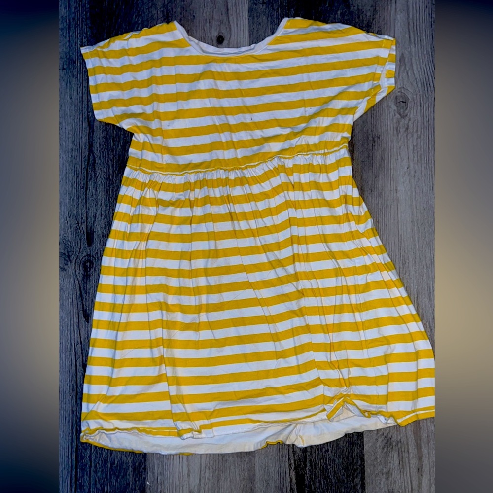 Knee length striped summer/spring dress for girls